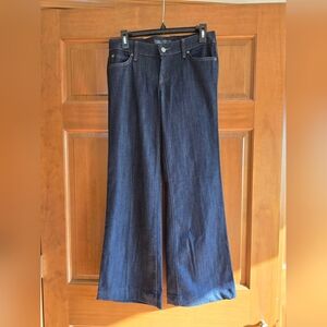 Level 99 Newport Wide Leg Dark Blue Women Jeans